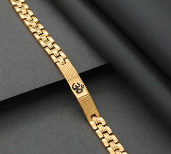 Om Aura Men’s Anti-Tarnish Bracelet