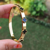 Eleganza Clover Charm Bangle