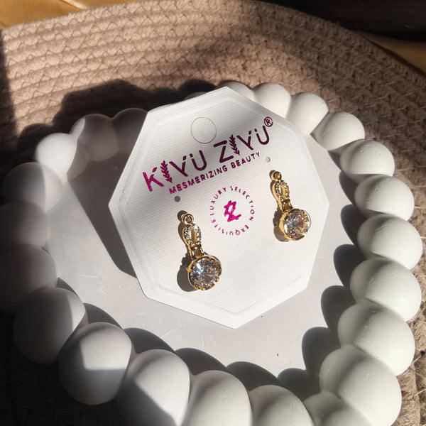 Celeste Drop Crystal Earrings