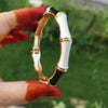 Black & White Luxe Enamel Bracelet