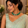 Crystal Beads Choker Necklace