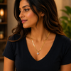 Celestia Solitaire Anti-Tarnish Pendant Chain