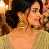 Regal Blossom Jhumka Earrings