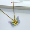 Aurora Fly Butterfly Pendant Chain