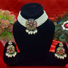 Ethnic Kundan Pearl Choker Necklace Set