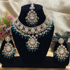 Emerald Aura Kundan Bridal Set