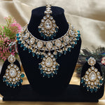 Emerald Aura Kundan Bridal Set