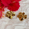 Golden Blossom Anti-Tarnish Earrings