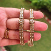 Ethnic Bangles with Kundan Stones