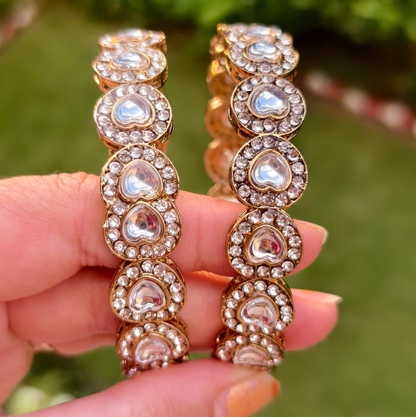 Royal Heartstone Antique Bangles