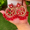 Starlit Crescent Designer Earrings