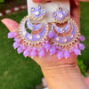 Starlit Crescent Designer Earrings