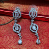 Classic Silver Stone AD Necklace Set