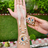 Peacock Pearl Layered Haaram