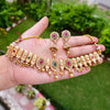 Antique Gold Temple Choker Set