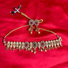 Antique Gold Temple Choker Set