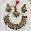 Royal Multicolor Kundan & Bead Necklace Set