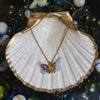 Aurora Fly Butterfly Pendant Chain