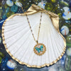 Emerald Flutter Pendant Chain