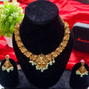 Regal Lakshmi Antique Temple Necklace Set
