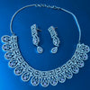 Crystal Bloom Round ADNecklace Set