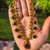 Emerald Grace Antique Necklace Set