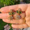 Starlit Blossom Diamond Necklace Set