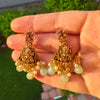 Regal Lakshmi Antique Temple Necklace Set