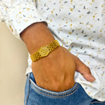 Om Radiance Gold Men’s Bracelet