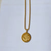 Divine Om Trishul Anti-Tarnish Gold-Plated Men’s Chain Pendant