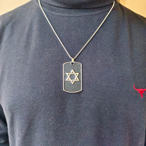 Hexa Star Anti-Tarnish Men’s Pendant Chain