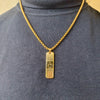 Divine Om Anti-Tarnish Men’s Gold Chain Pendant