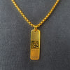 Divine Om Anti-Tarnish Men’s Gold Chain Pendant