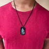Men’s Anti-Tarnish Hanuman Warrior Pendant Chain