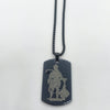 Men’s Anti-Tarnish Hanuman Warrior Pendant Chain
