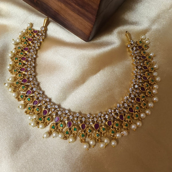Maharani Elegance Antique Necklace Set