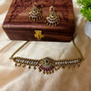 Divya Ruby-Emerald Choker Set