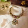 Heritage Ruby & Emerald Antique Necklace Set