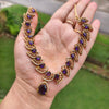 Royal Amethyst Glow Antique Necklace