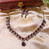 Royal Amethyst Glow Antique Necklace