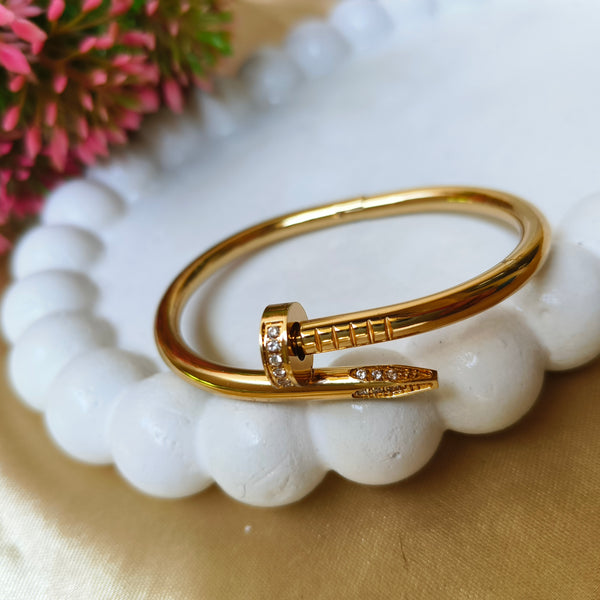 Golden Luxe Nail Bracelet