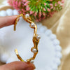 Golden Wave Pearl Cuff