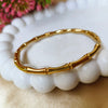 Bamboo Glow Gold Bangle