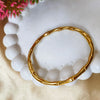 Bamboo Glow Gold Bangle