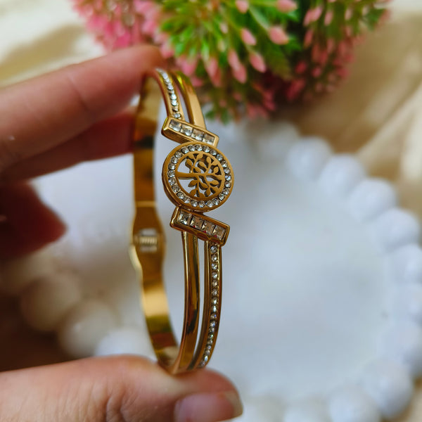 Tree of Life Gold Bangle