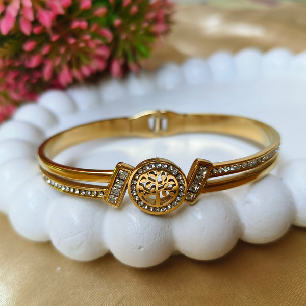 Tree of Life Gold Bangle