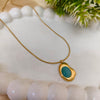 Ocean Mist Gold Pendant