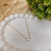 Radiance Solitaire Minimal Pendant Chain