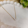 Radiance Solitaire Minimal Pendant Chain