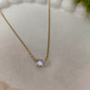 Radiance Solitaire Minimal Pendant Chain